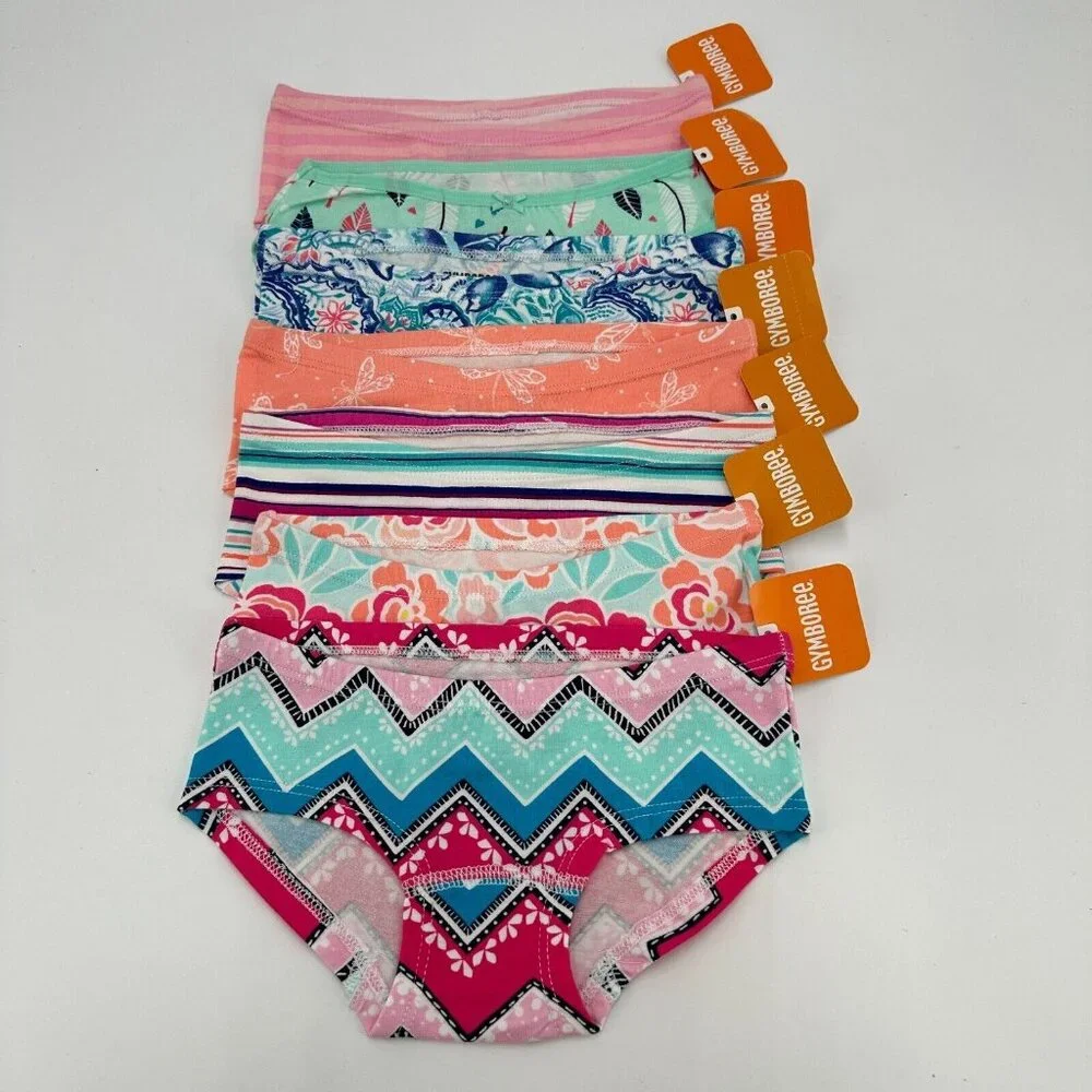 Gymboree Girl's Underwear size 2T Lot of 7 Pairs of Panties - Hipster and Bikini